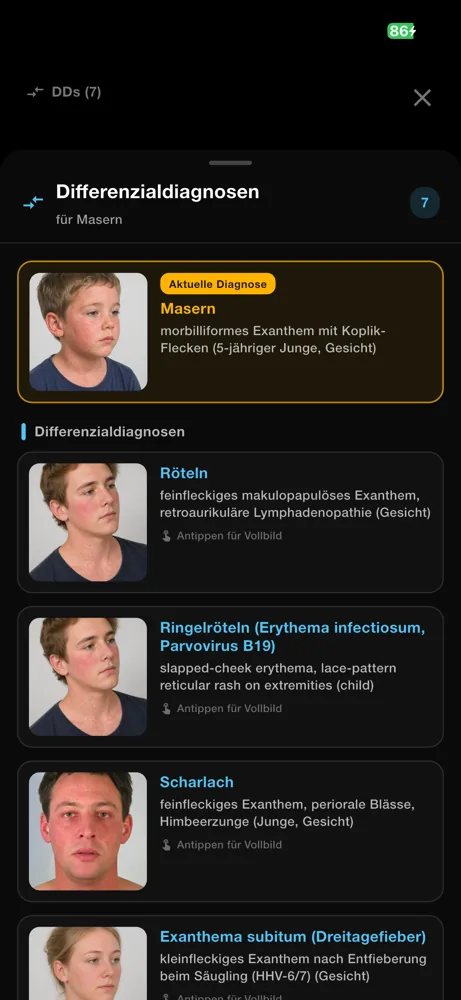 Differenzialdiagnosen